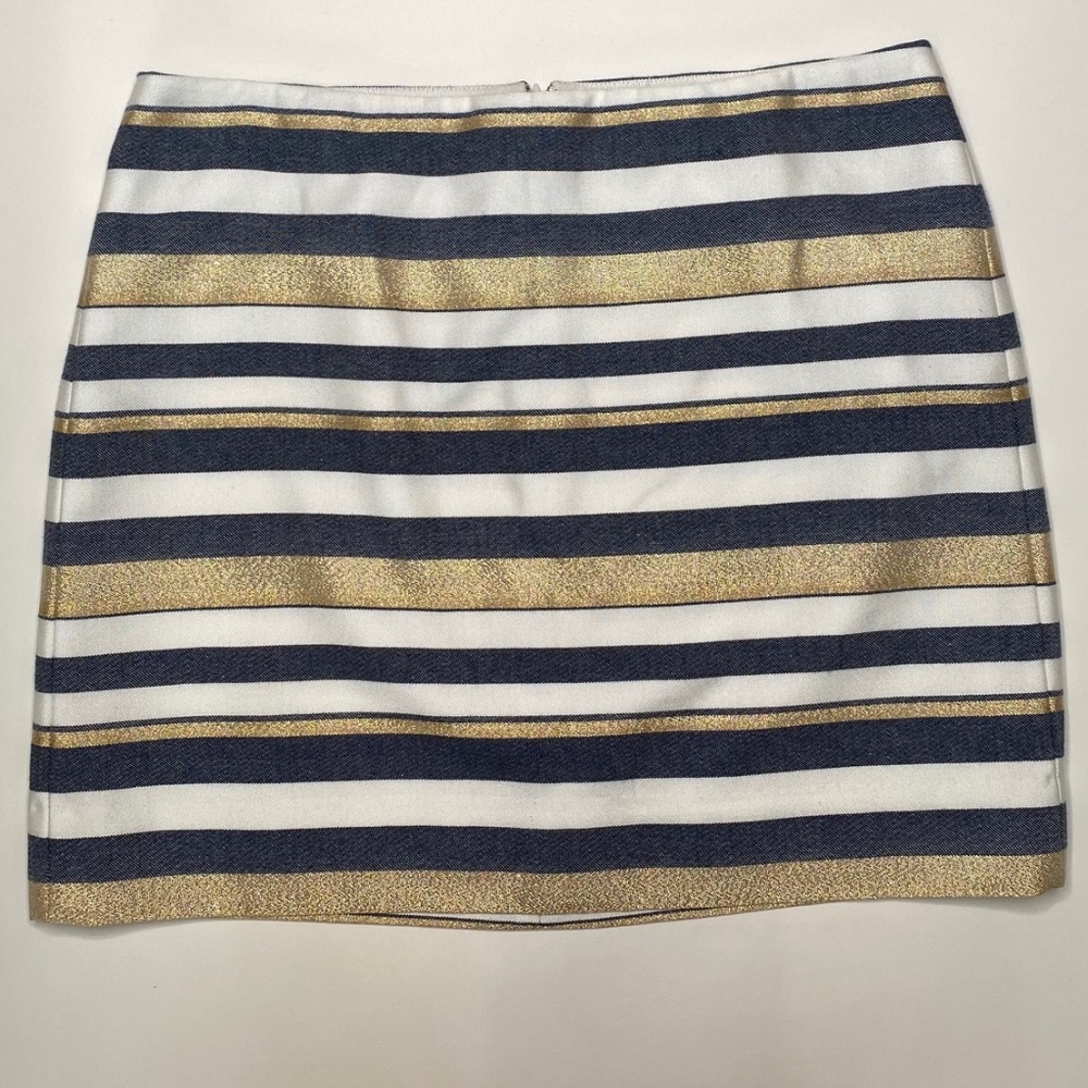 J Crew stripe mini skirt | NWT | Size 6